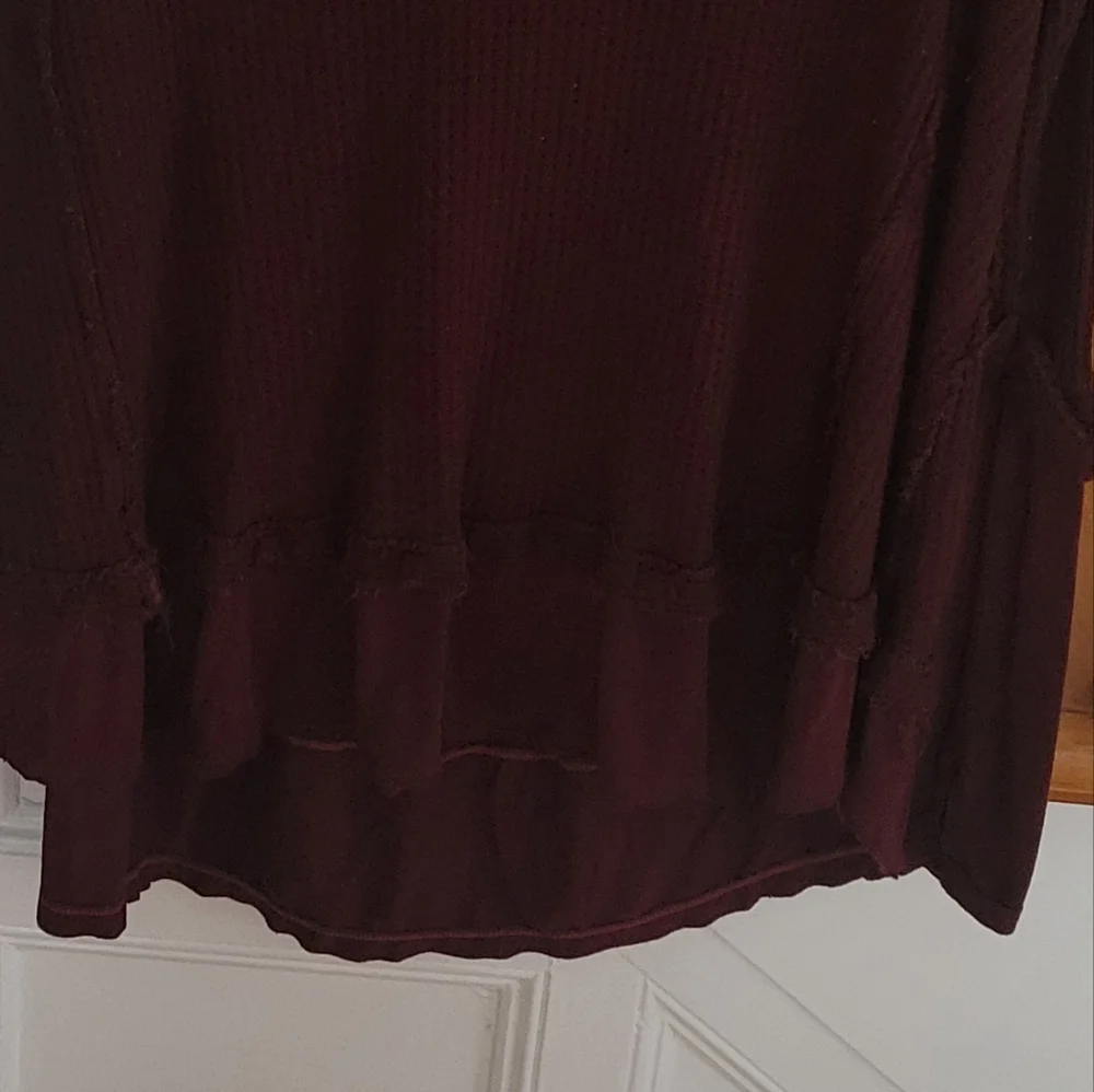 WE THE FREE Free People Laguna Thermal Longsleeve Shirt Size Medium - Picture 7 of 9